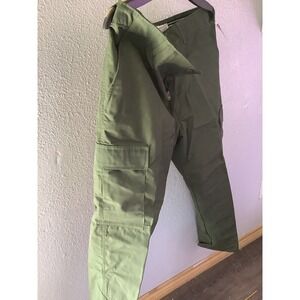 Horace Small Mens 34 Large Pants Green Uniform Work‎ Cotton Poly NWT